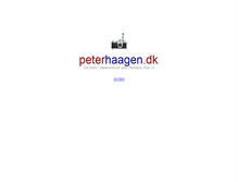 Tablet Screenshot of peterhaagen.dk
